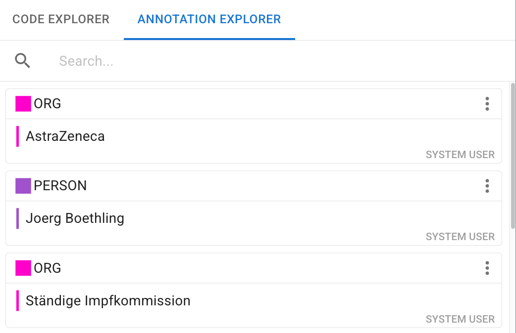Annotation Explorer